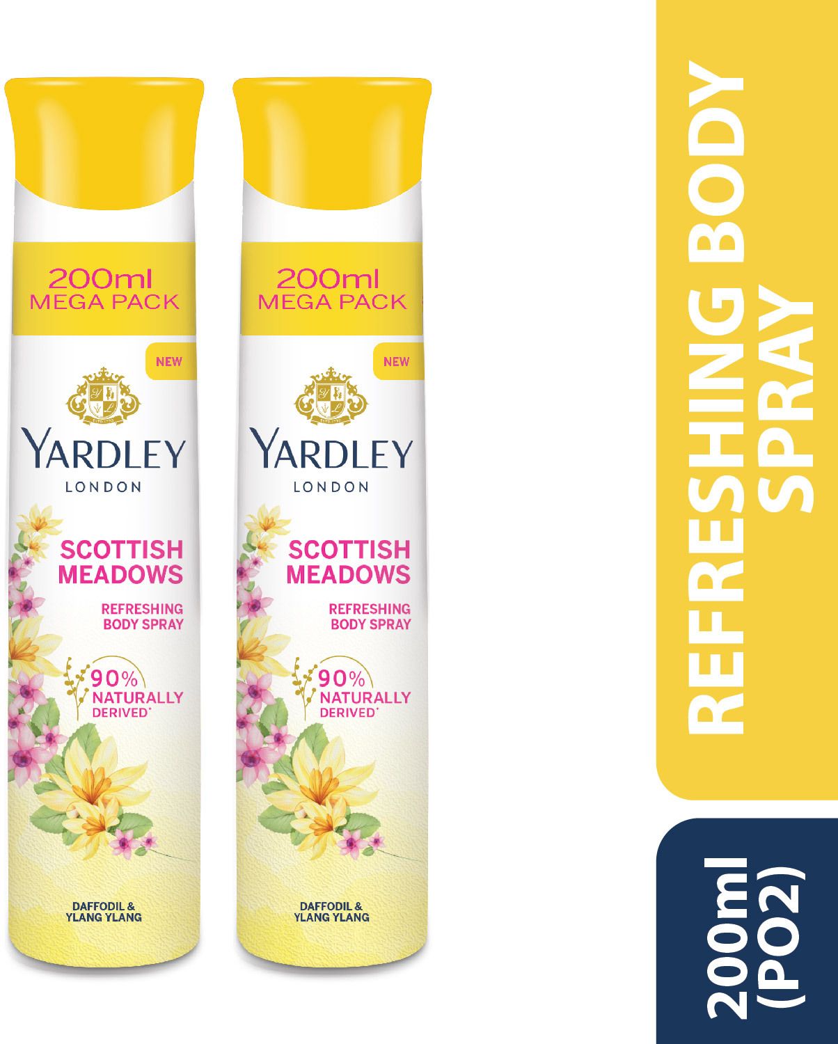 Scottish Meadows Refreshing Body Spray 200ml Deodorant Spray-For Women-image-13