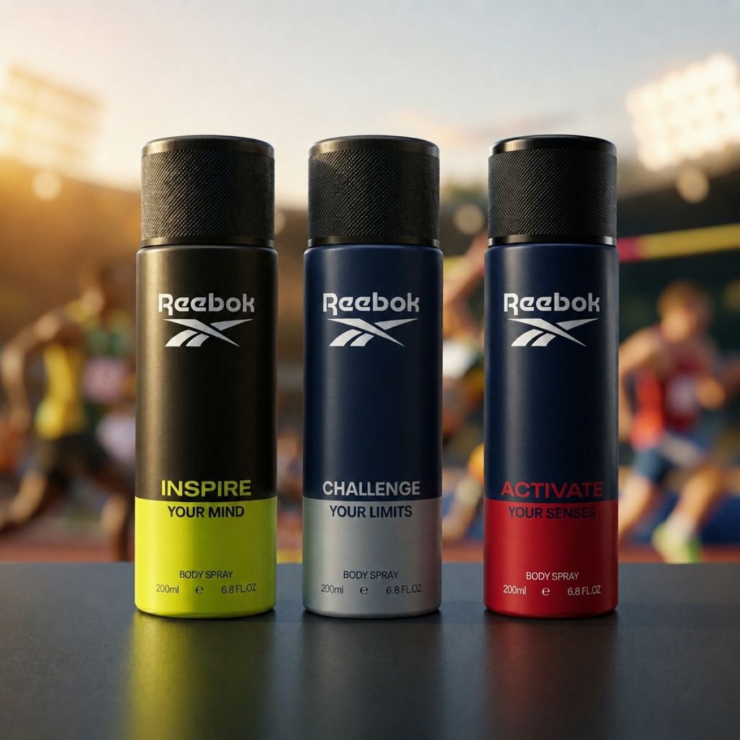 reebok Challenge + Activate + Inspire Deodorant Body Spray Combo for Men 3x200ml Body Spray - For Men-picture-13