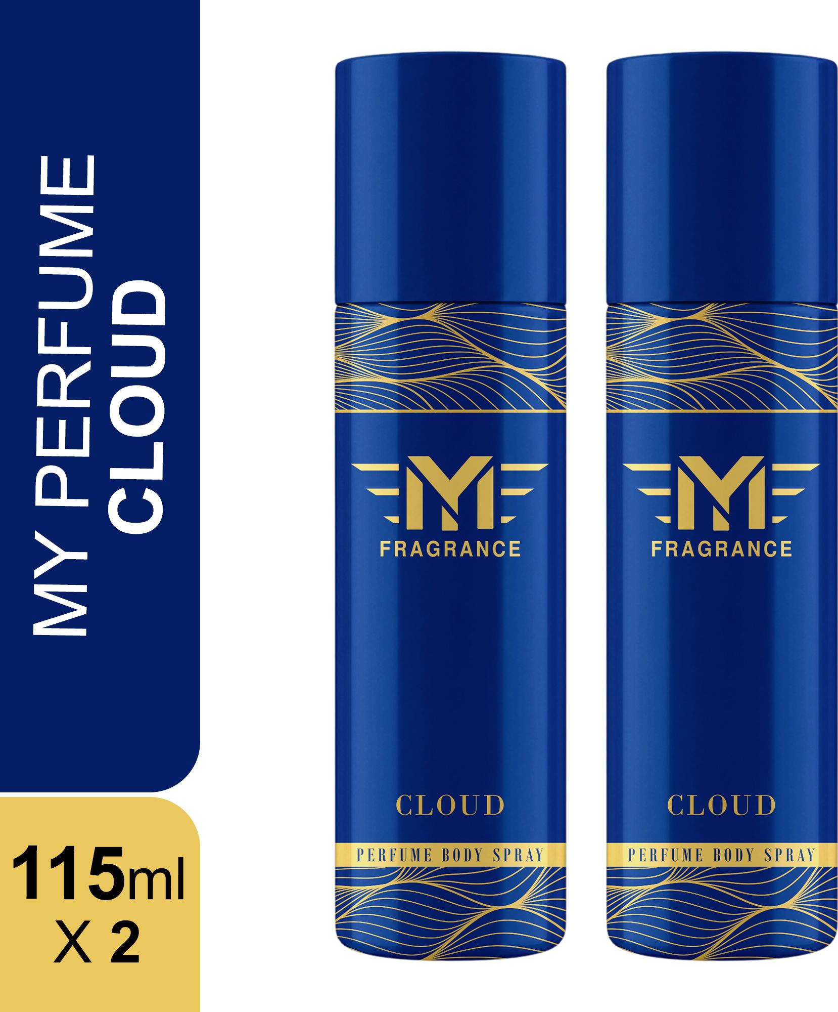 Cloud Deo Body Spray | 24h Long Lasting Freshness, No Gas, Bold 115ml Each Deodorant Spray - For Men-image-46