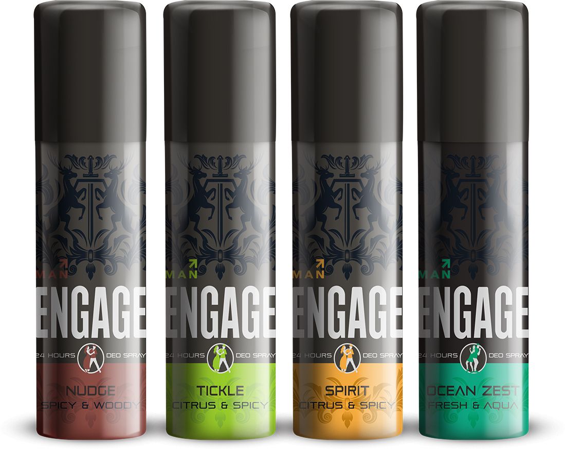 Mini Deo Combo For Men 50mlx 4 | Deo For Men| Long lasting Fragrance Deodorant Spray - For Men