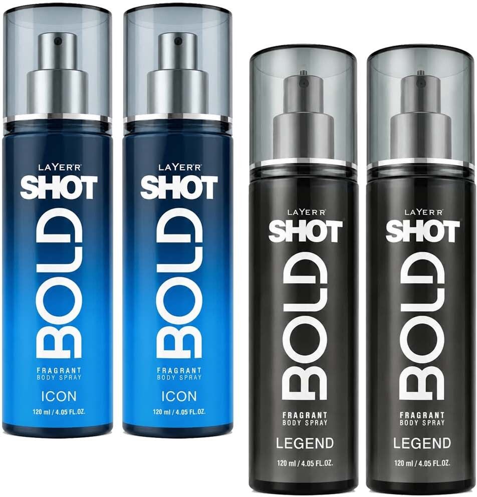 layer'r shot SHOT LEGEND 2PCS+ICON 2PCS (120ML) Body Spray - For Men-picture-31