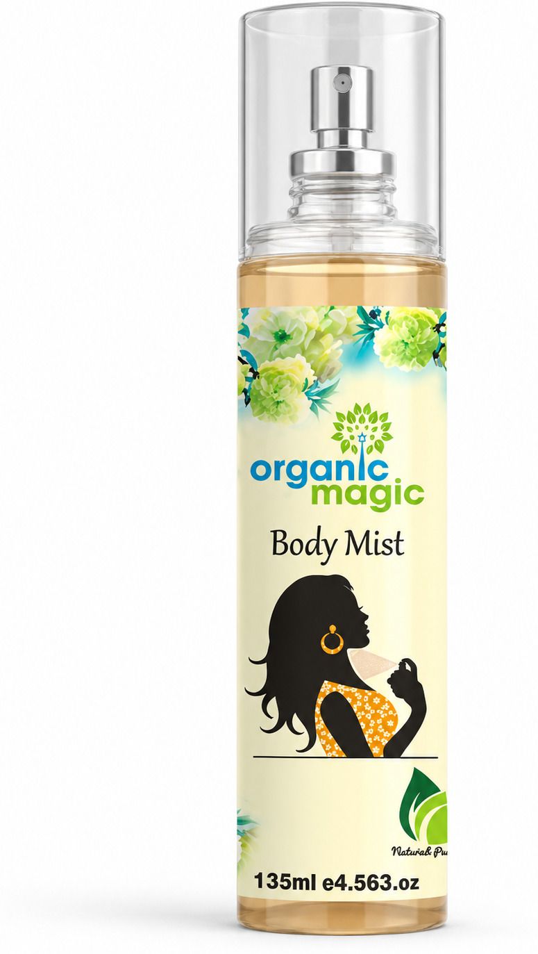 Organic Magic Body Mist – Long-Lasting Floral Fragrance for Women (135ml) Body Mist - For Women-image-1