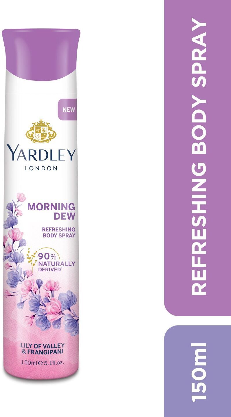 yardley london Morning Dew Lily of Valley & Frangipani Fragrance Deodorant Spray - For Women-picture-19