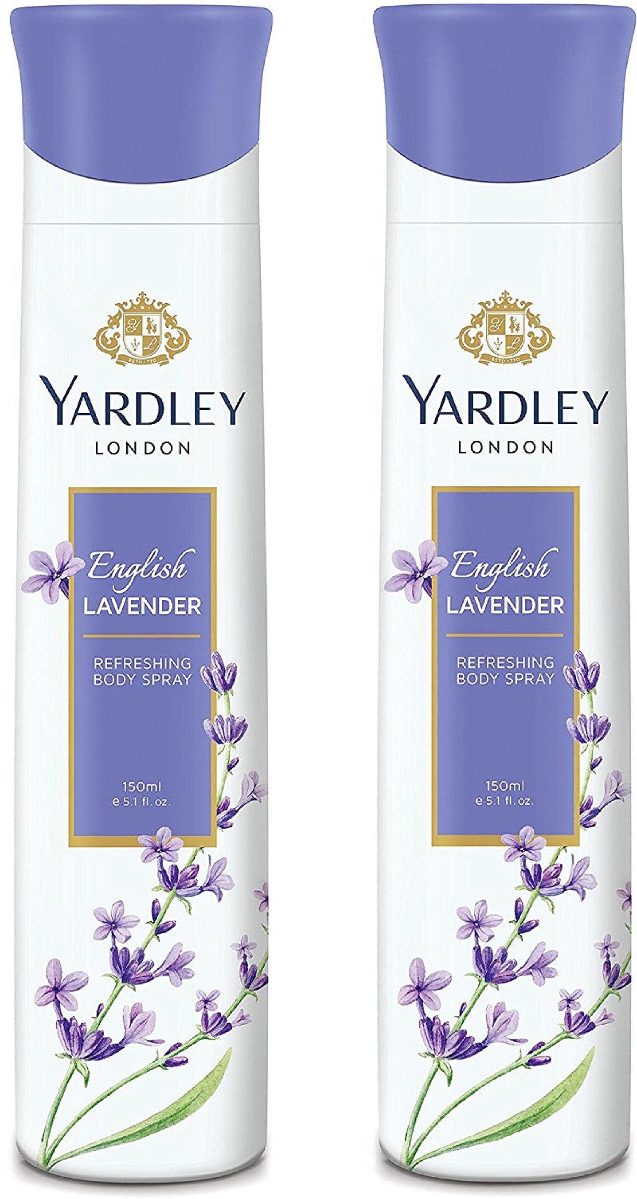 yardley london Women English Lavender 150ML Each (Pack of 2) Deodorant Spray-For Women-picture-5