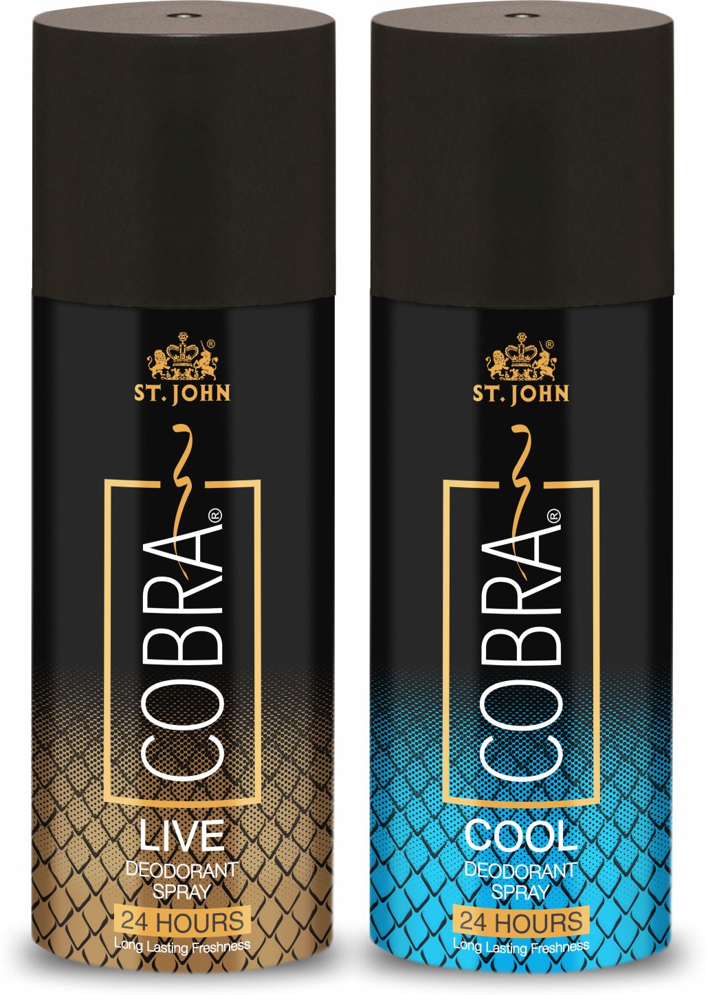 st-john Cobra Deo Cool (150 ml) & Cobra Deo Live (150 ml) Deodorant Spray-For Men-picture-12