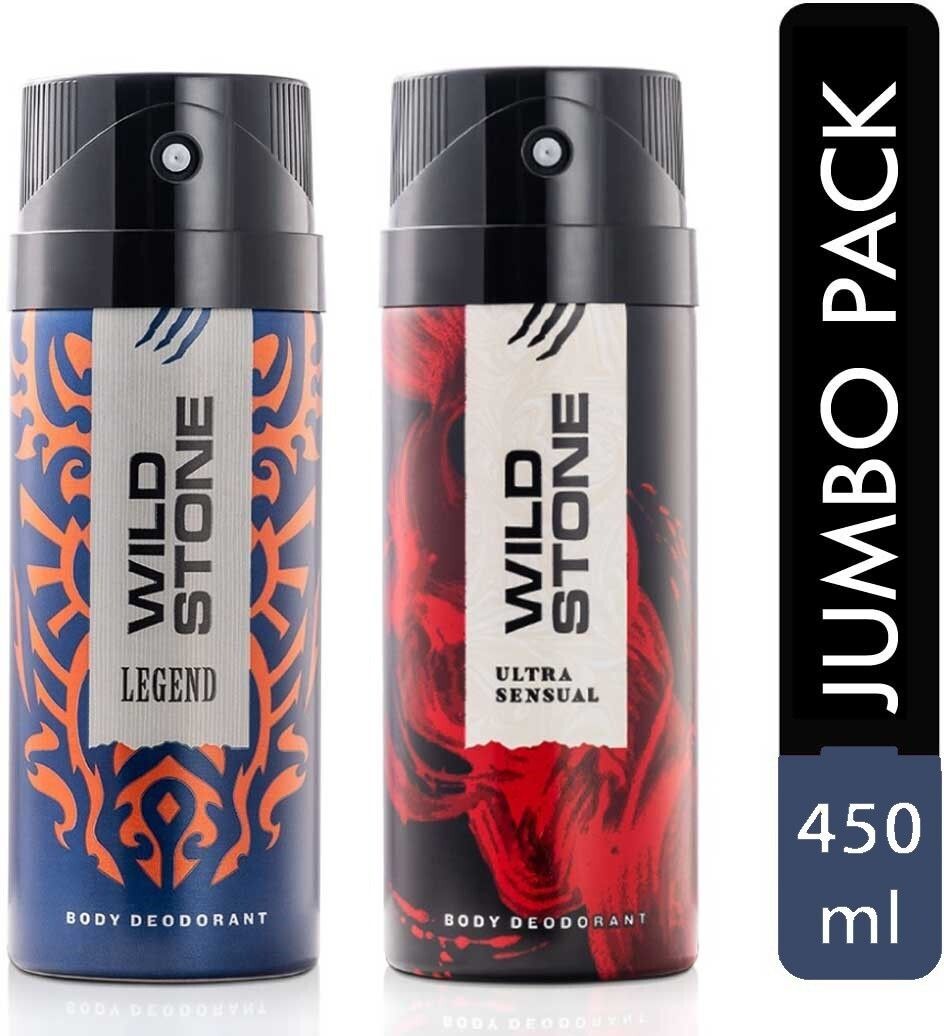wild stone Legend & Ultra Sensual Deodorant Spray - For Men-picture-18