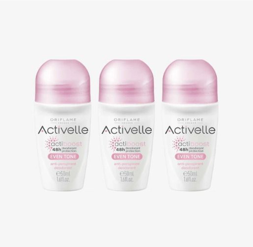 oriflame activelle 48h even tone roll on set of 3 Deodorant Roll-on - For Women-picture-20