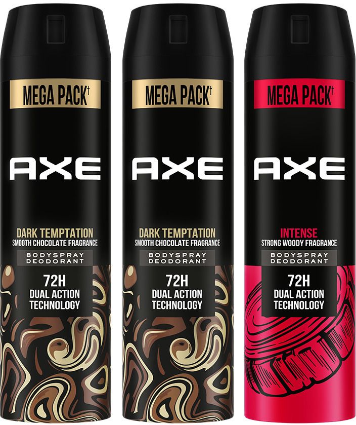 axe Dark Temptation and Intense Deodorant Spray-For Men-picture-23