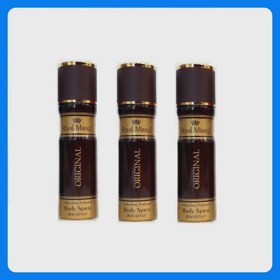 royal mirage Deo - original 200 ml men Deodorant spray New X 3 Deodorant Spray - For Women-picture-6
