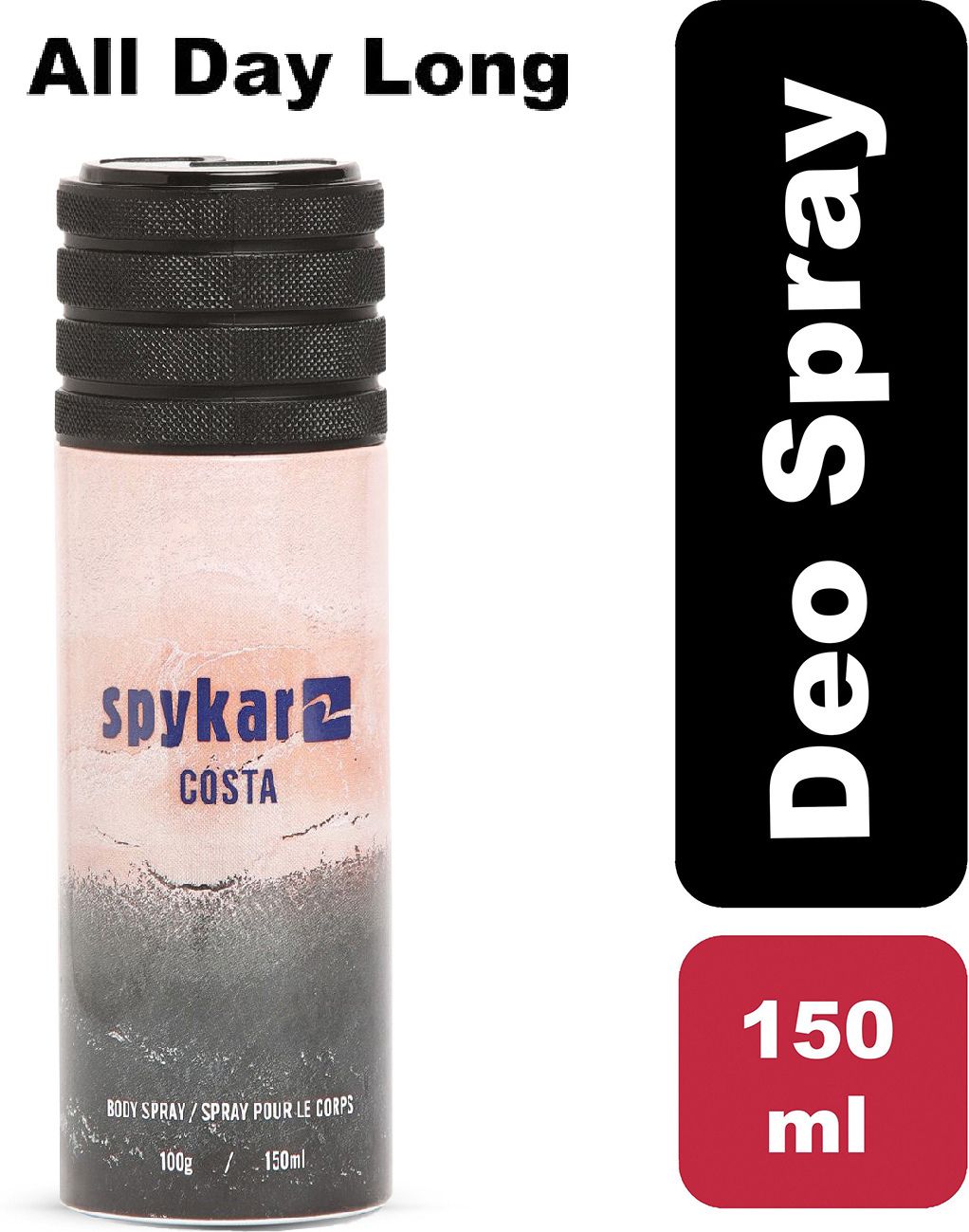 All Day Long Body Costa Deodarant 150 ML Deodorant Spray - For Men-image-10