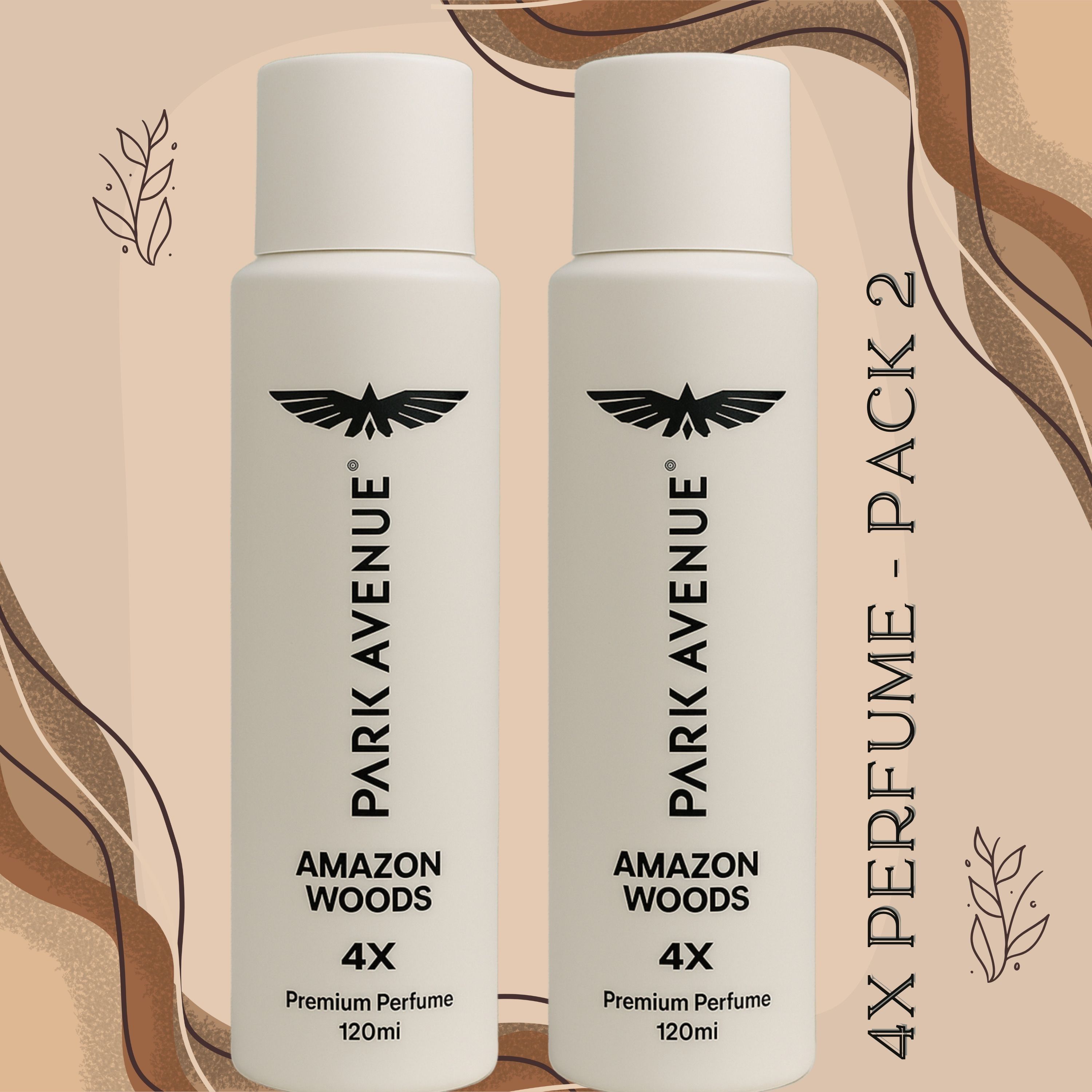 4X Premium Perfume Amazon Woods - Intense Performance Long Lasting Spray Deodorant Spray - For Men-image-32