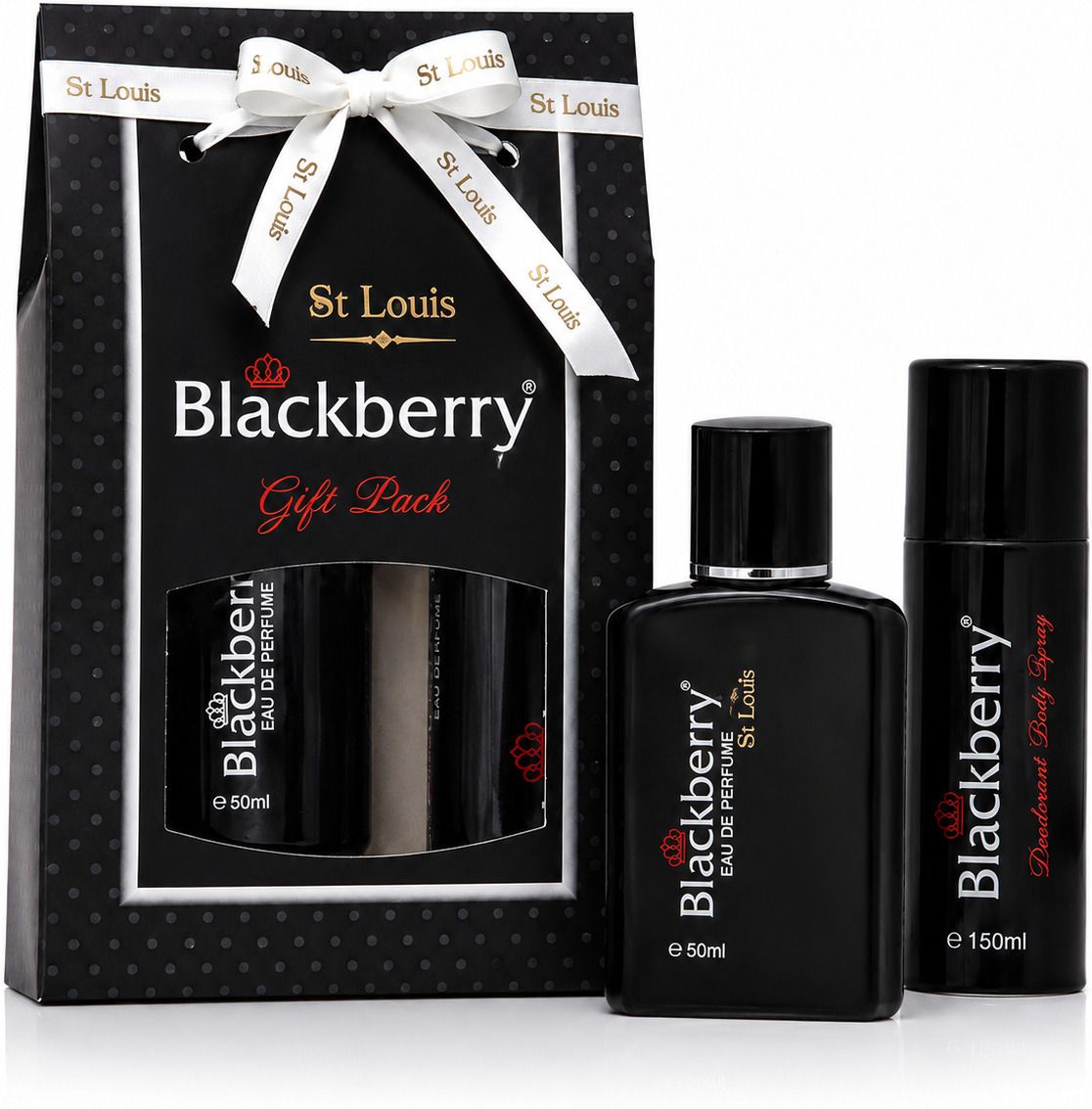 Blackberry for Men Perfume 50 ml & Deodorant Body Spray 150 ml Body Spray - For Men-image-6