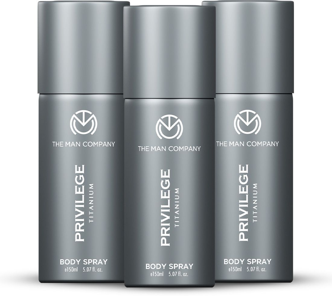 the man company Privilege Titanium Deodorant Combo for Men | Long-Lasting Body Spray for Man | Deodorant Spray - For Men-picture-14