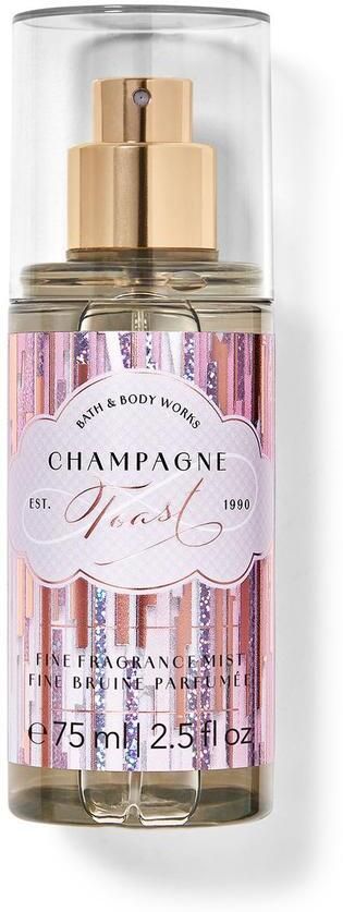 bath & body works Champagne Toast Mini Fine Fragrance Body Mist - For Women-picture-39