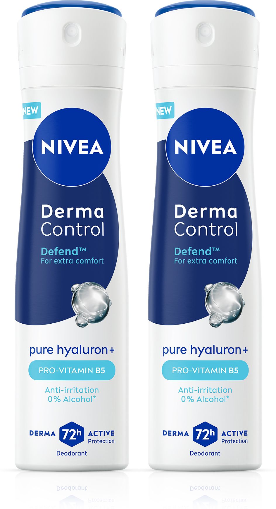 nivea Derma Control Defend Deo Spray, 0% Alcohol, Pure Hyaluron & ProVit B5 for Women Deodorant Spray - For Women-picture-14