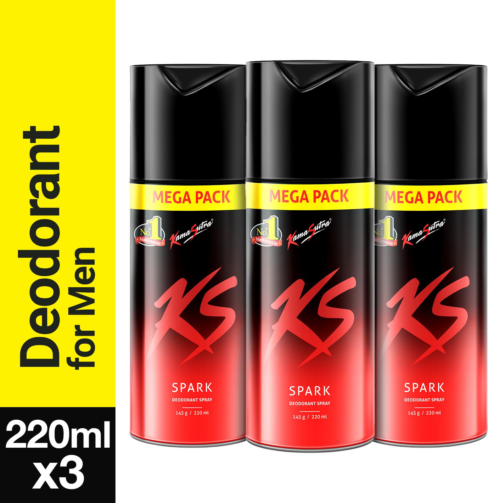 Spark Super Save Pack Deodorant Spray-For Men-image-19