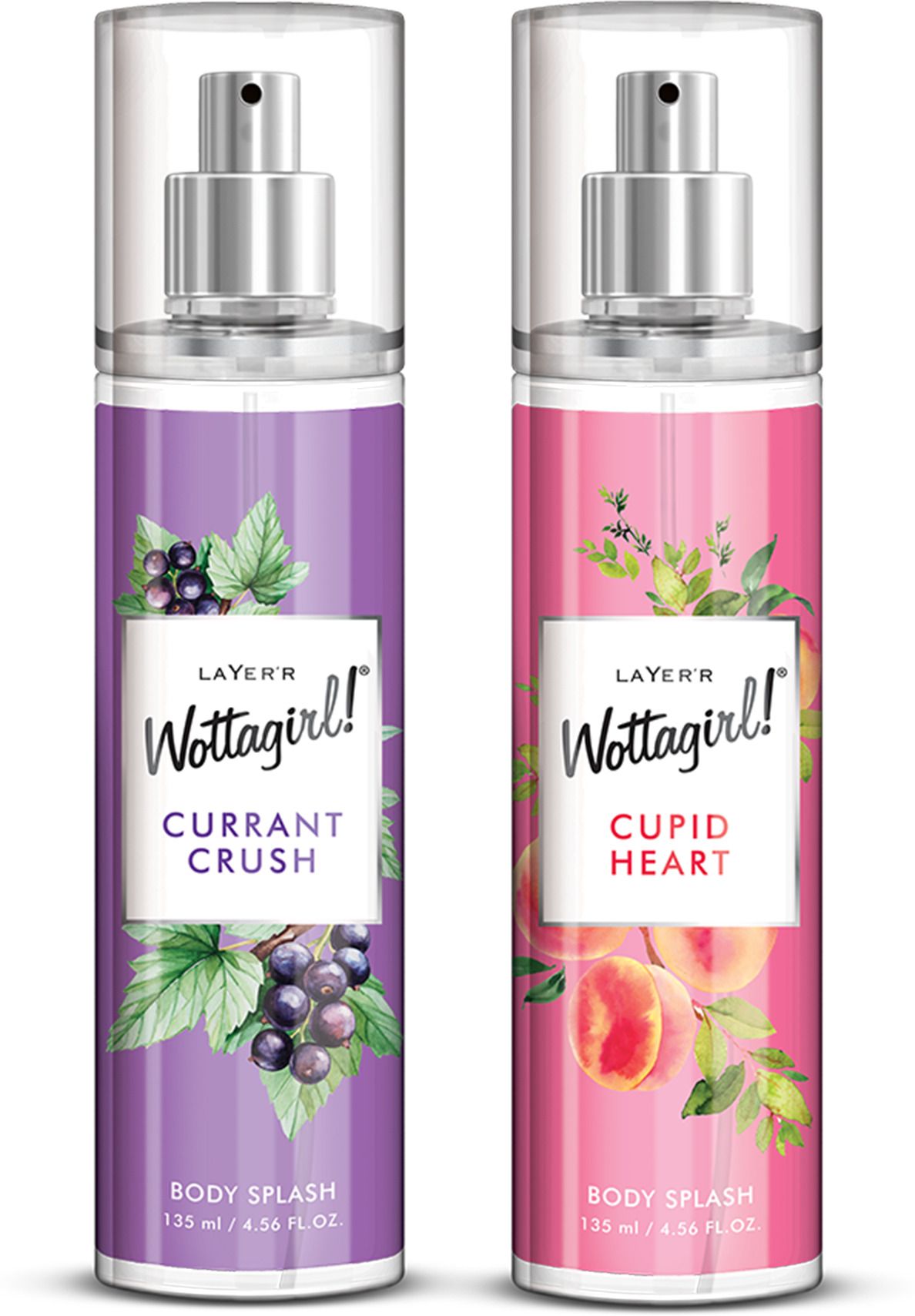 Wottagirl! Cupid Heart & Currant Crush Body Splash Combo for Women Body Mist - For Women-image-46