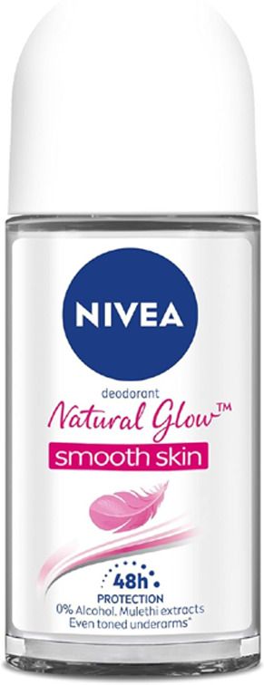 nivea Natural Glow Smooth Skin 48h Protection Deodorant Roll-on - For Women-picture-35