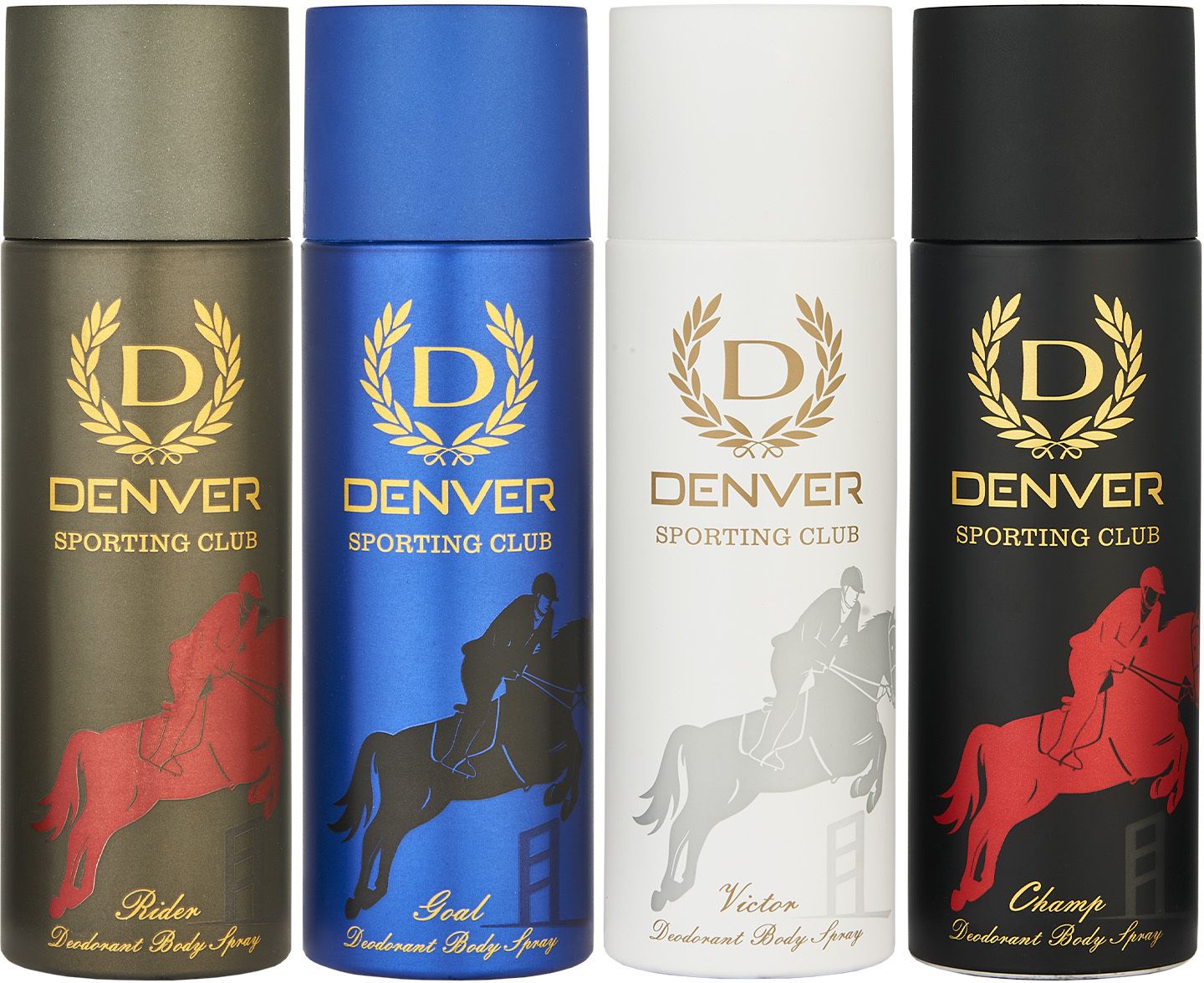 denver Sporting Club Rider, Goal, Victor & Champ Deodorant Spray Combo Deodorant Spray-For Men-picture-31