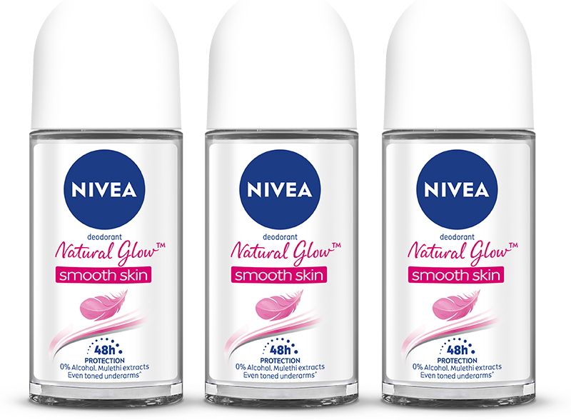 Smooth Skin Roll On 50 ml - Pack of 3 Deodorant Spray - For Women-image-29