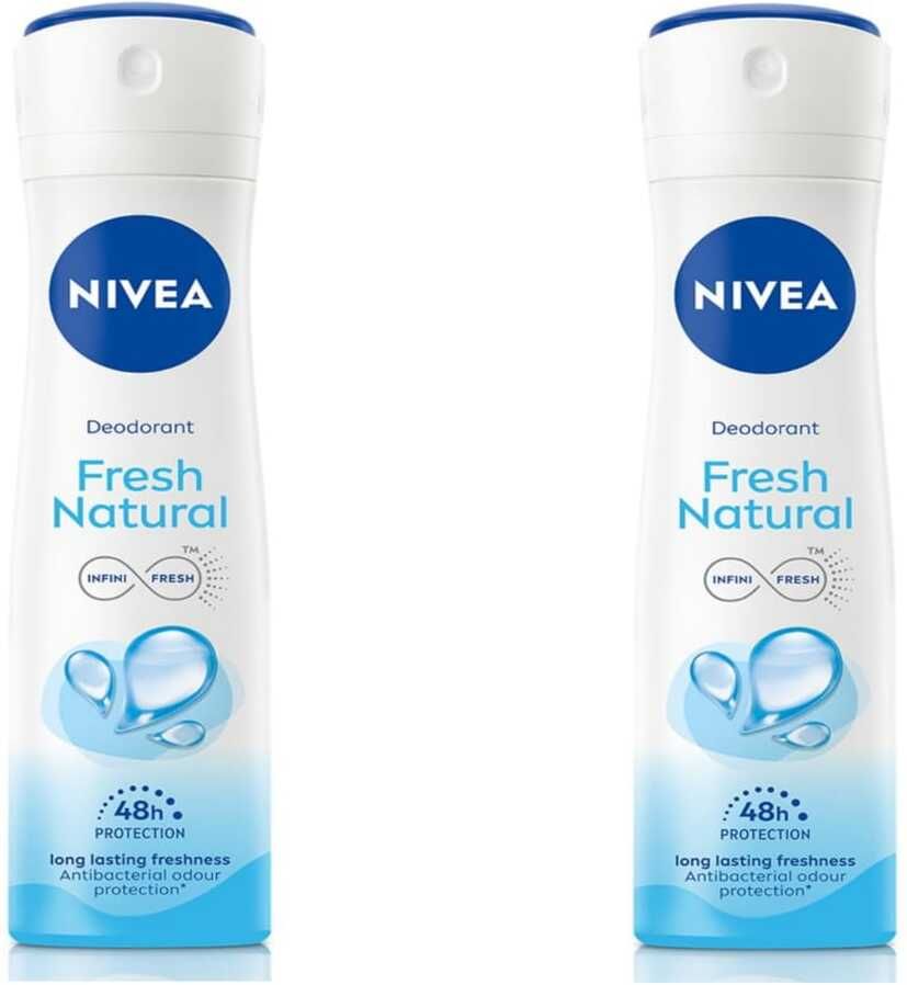 nivea fresh natural deodorent for female set of 2 150 ml Deodorant Spray - For Women-picture-33