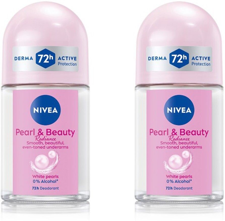 nivea Pearl and Beauty Radiance White Pearl 72H Active Protection Deodorant Roll-on - For Women-picture-21