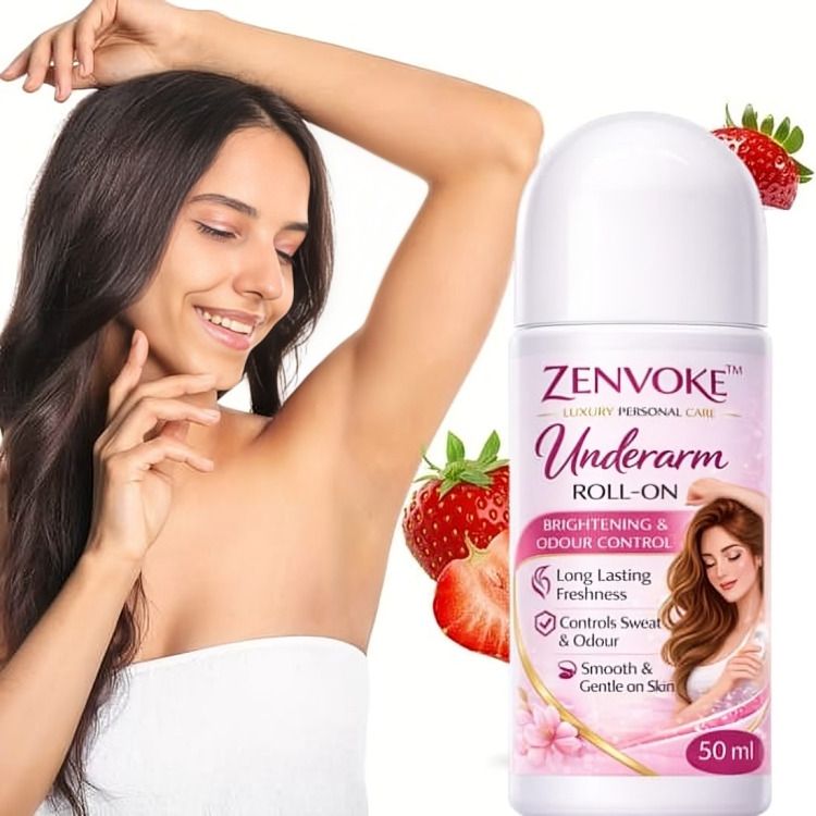 zenvoke Underarm Roll On Deodorant 50ml Long Lasting Sweat Control Fresh Fragrance Deodorant Roll-on - For Women-picture-16