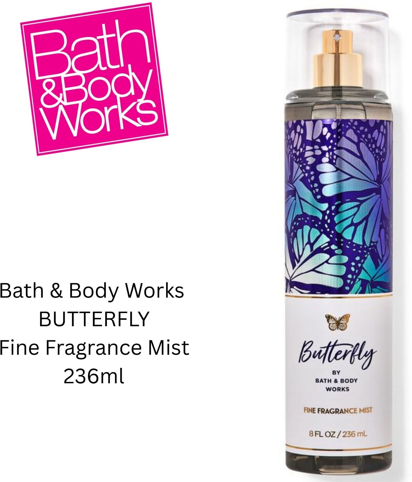 BUTTERFLY Fine Fragrance Mist 236ml Body Mist - For Women