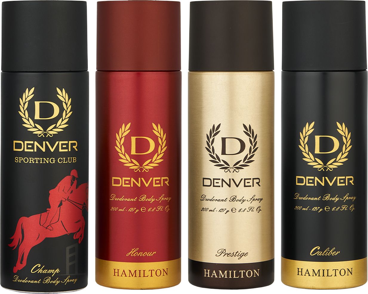 Caliber,Honour, Prestige & Champ | Long Lasting Deodorant Spray - For Men