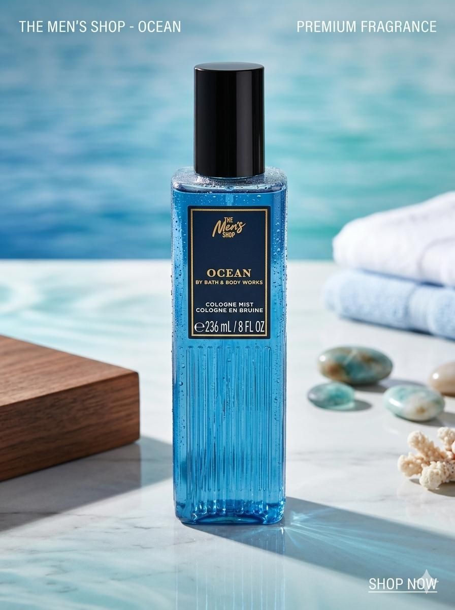 bath & body works OCEAN COLOGNE MIST Body Mist - For Men-picture-12