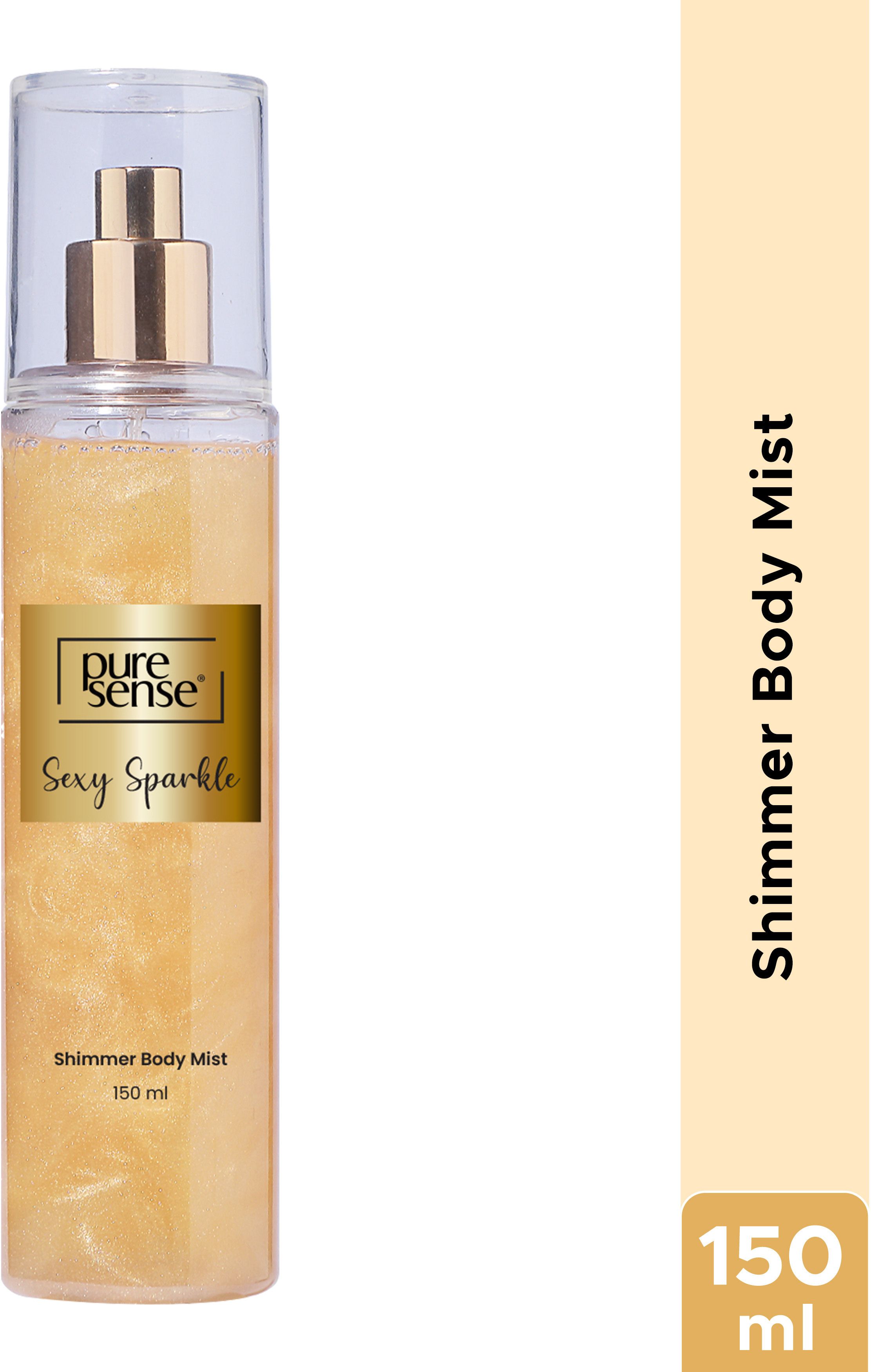 puresense Sexy Sparkle Body with Gold Shimmer Jasmin & Cocoa Body Mist - For Women-picture-22