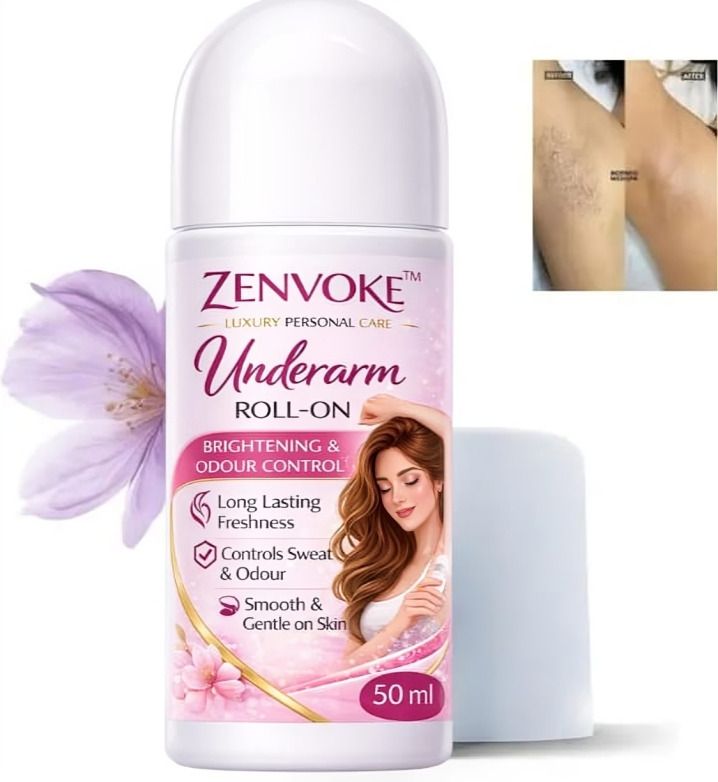 zenvoke Underarm Roll On 50ml Anti Sweat Fresh Odor Control Deodorant Deodorant Roll-on - For Women-picture-32