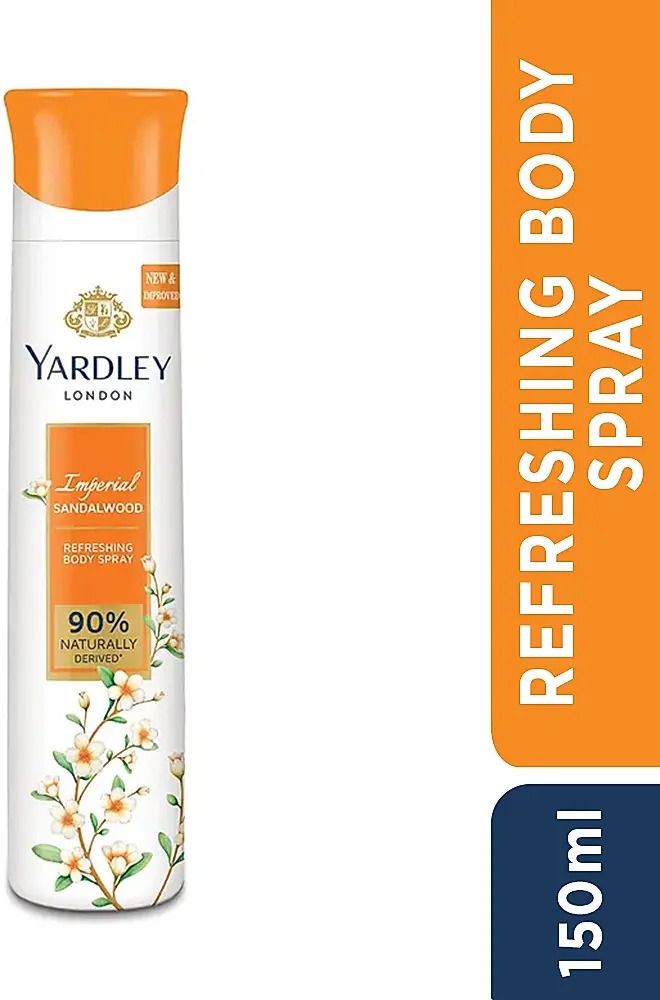 yardley london Imperial Sandalwood Deo 150ml Body Spray - For Women-picture-6