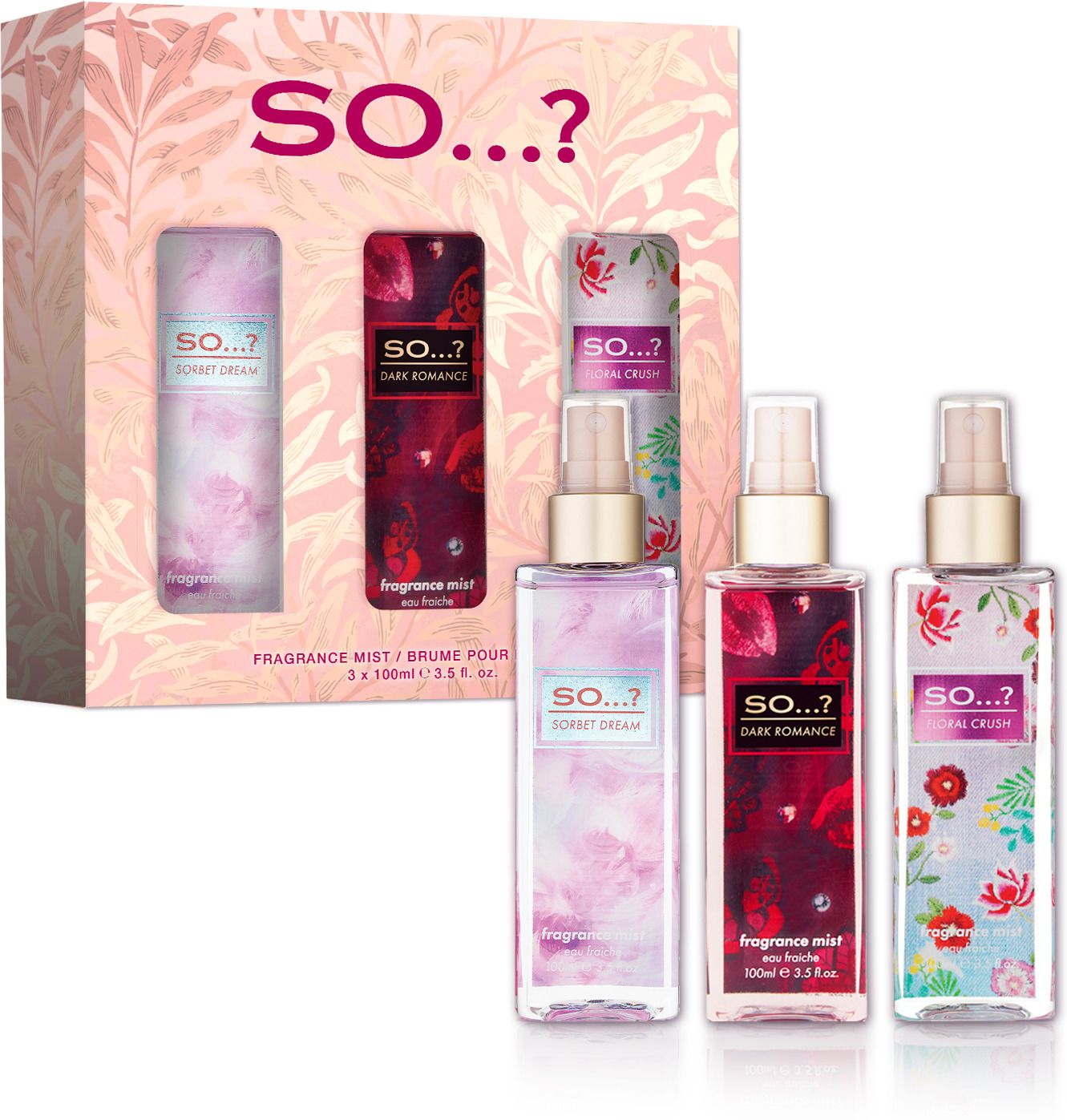 Fragrance Collection Gift Set 300ml | 3 x 100ml Body mist Body Mist-For Women-image-38
