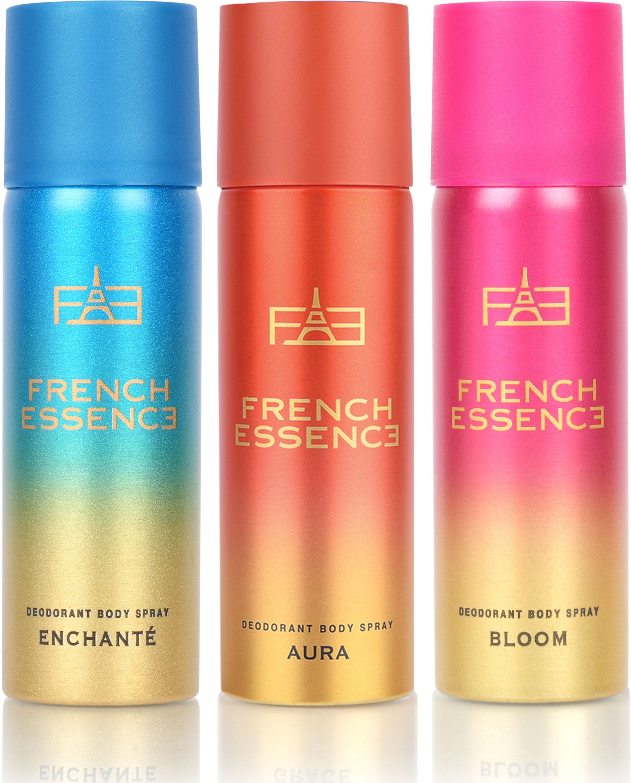 french essence Combi Pack of Enchante, Bloom and Aura (50ml Each) Deodorant Spray - For Women-picture-12