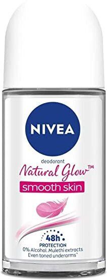 nivea NATURAL GLOW SMOOTH SKIN ROLL ON 44 ML X PC 1 Deodorant Roll-on - For Women-picture-28