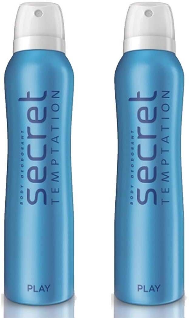 secret temptation PLAY Pack of 2 Deodorant Spray - For Women-picture-41