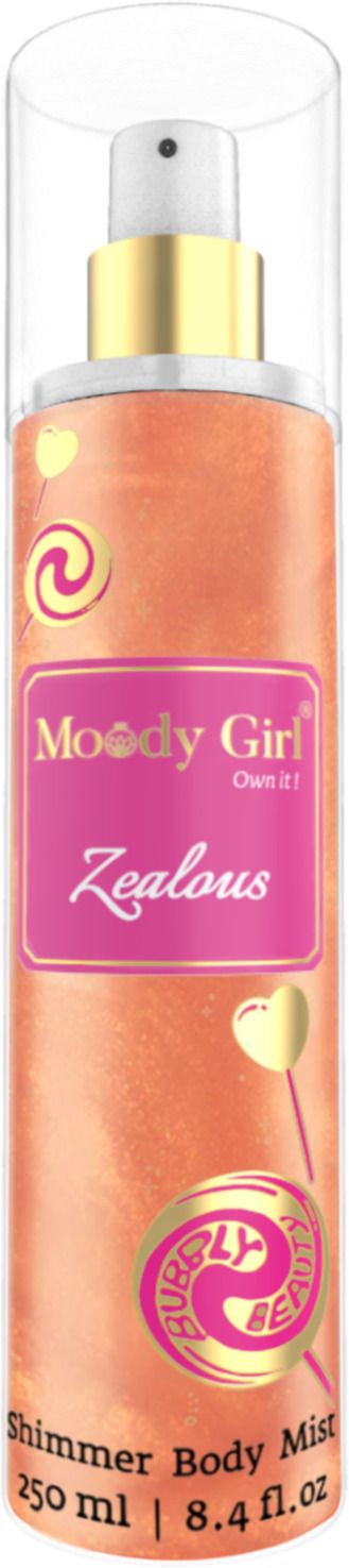 Zealous Shimmer Body Mist for Women 250ml | Vanilla, Gourmand Fragrance Body Mist-For Women-image-1