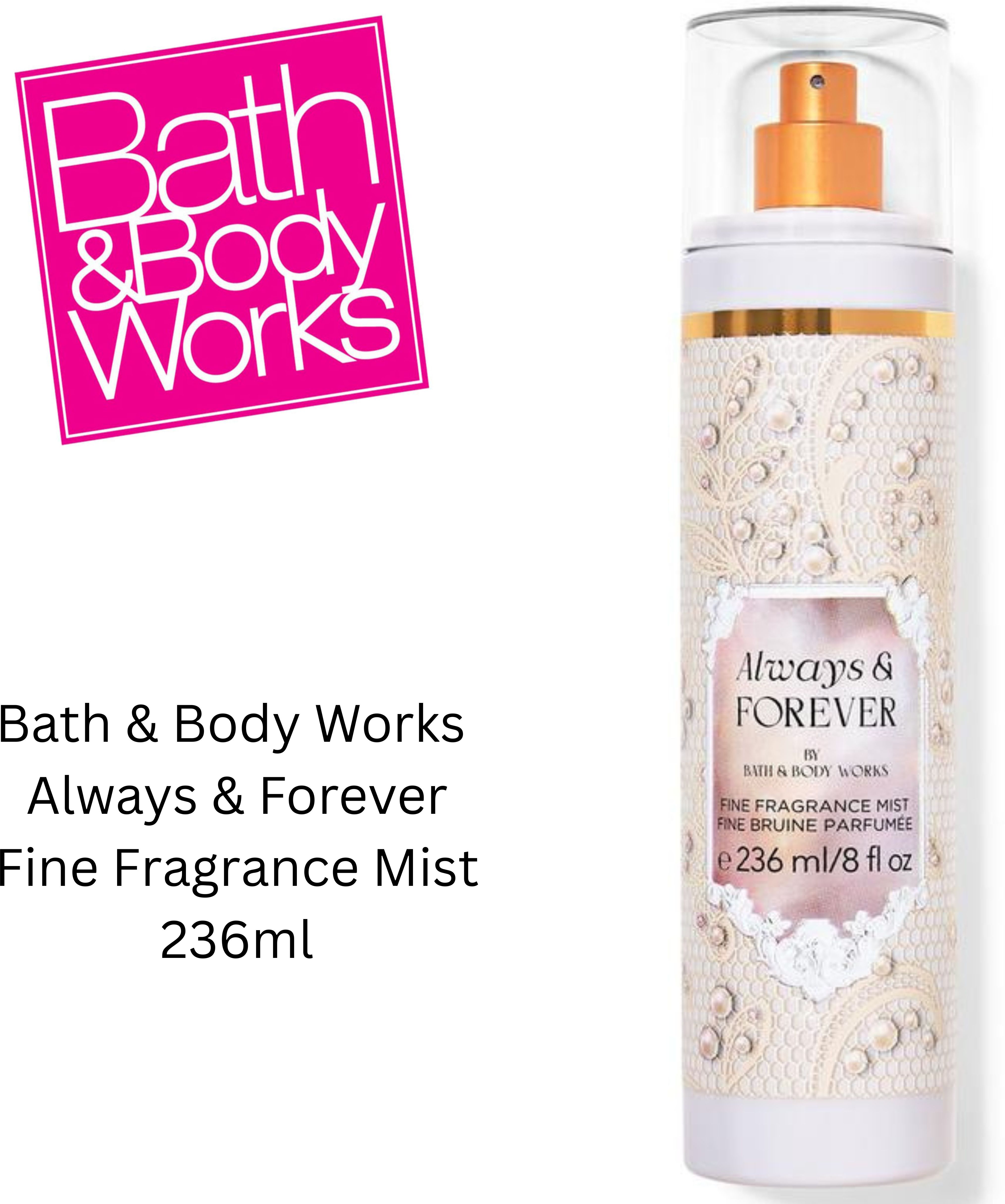 bath & body works ALWAYS AND FOREVER Fine Fragrance Mist Body Mist - For Women-picture-20