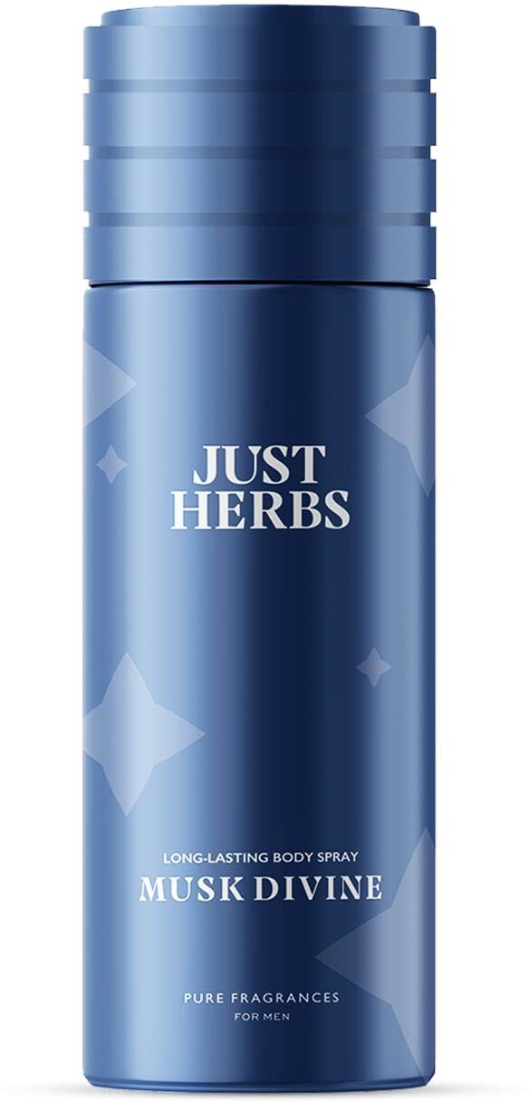 just herbs Long Lasting Body Spray Musk Divine Deodorant Spray-For Men-picture-18