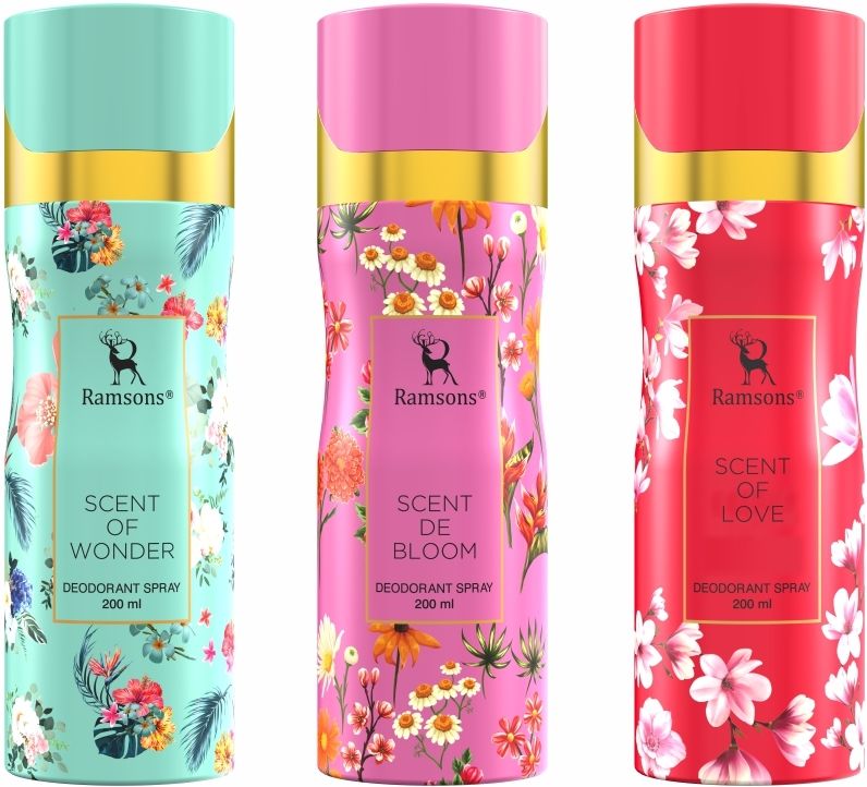 Scent de Bloom, Scent of Love & Scent of Wonder Deo Combo Deodorant Spray - For Women-image-43