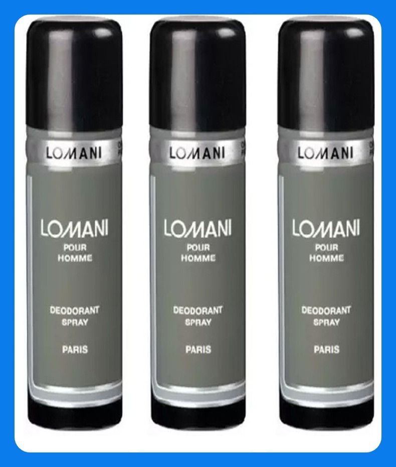 lomani Pour Homme Deodorant Body Spray 600 ML ( Pack of 3 ) Deodorant Spray - For Women-picture-24
