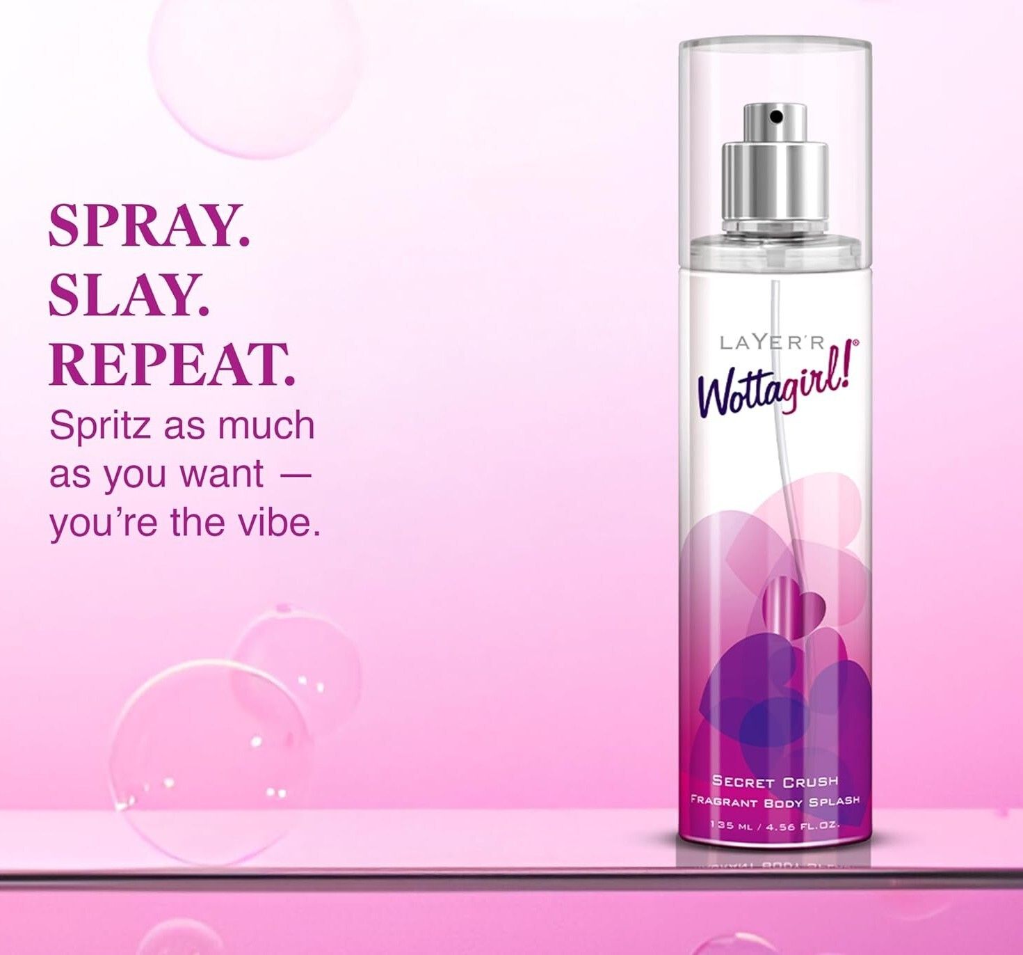 Secret Crush Body Splash Spray Body Mist - For Women-image-8