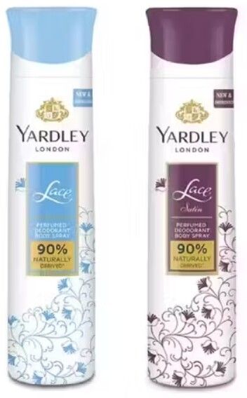 yardley london Lace and Lace Satin ,Pack 2 Deodorant Spray - For Women-picture-21