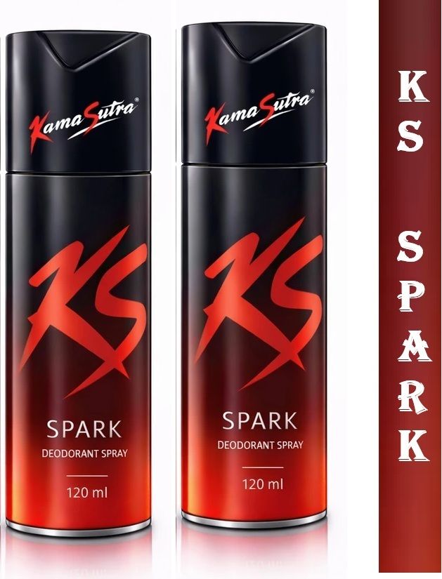 Spark Spray for Men, Long Lasting Fragrance Body Spray (120 ml, Pack of 2) Body Spray - For Men-image-33