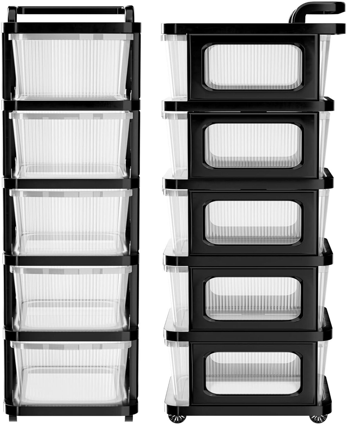 sumoware Multipurpose 7 Drawer Storage Cabinet Plastic Close Book Shelf-picture-38