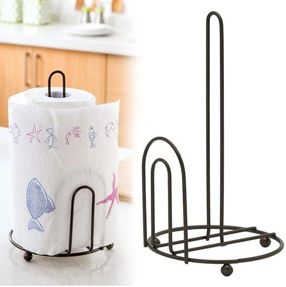 Metal Kitchen Napkin Holder Stand Brass Toilet Paper Holder-image-13
