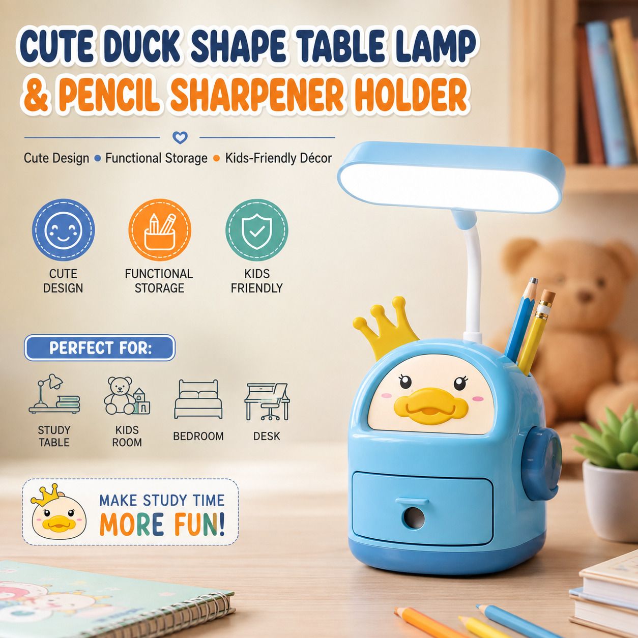 1 Compartments Plastic Table Lamp-image-19