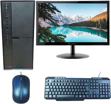 PCDaddy Intel Core i3 (8 GB / 256 GB / Windows 10) Assembled Desktop Computer image 1