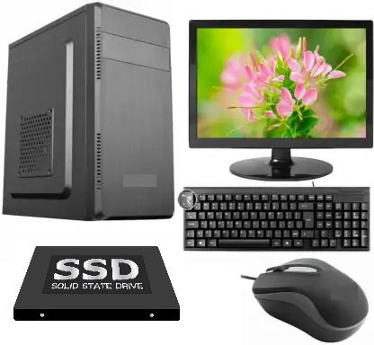 INTECHVISION Intel Core i3 (8 GB / 128 GB / Windows 11) Assembled Desktop Computer